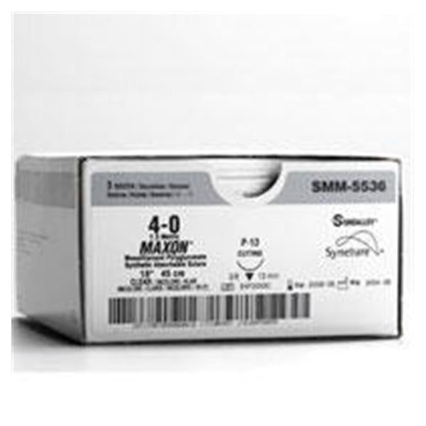 Suture 3-0 Polyglyconate Copolymer CV-23 Maxon Green 30